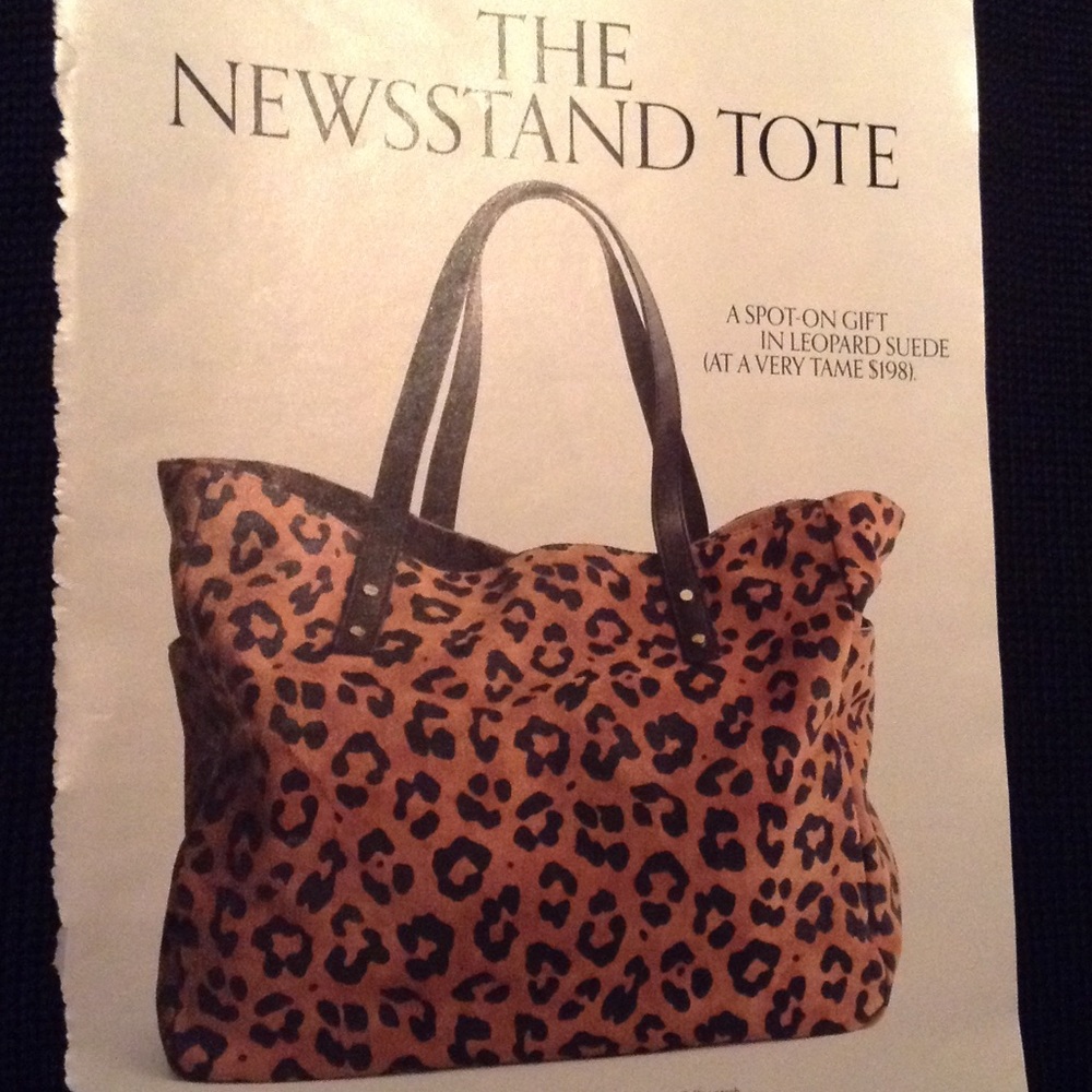 J.Crew Suede Tote